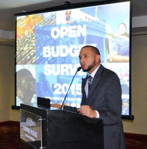 Michael Castro, Oficial de Programa Iniciativa de Presupuesto Abierto del Internacional Budget  Partnership.